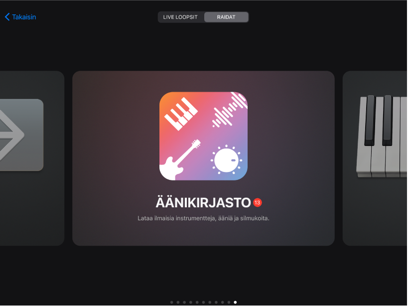 Äänikirjasto ääniselaimessa