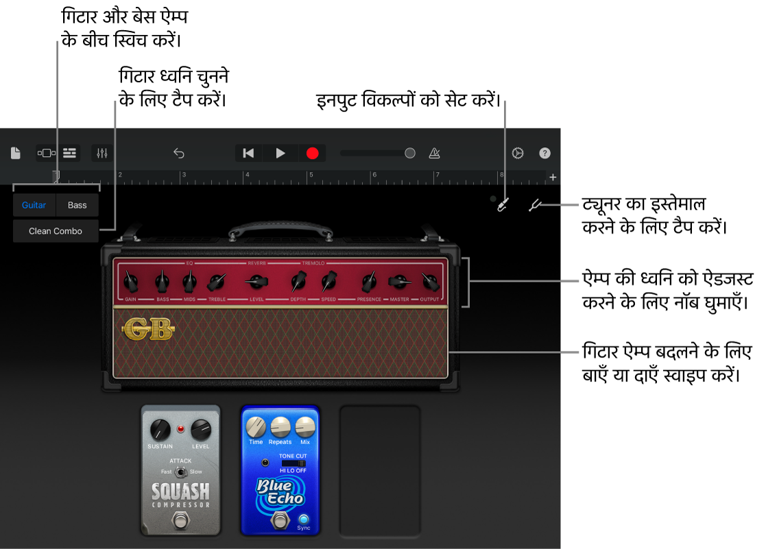 गिटार ऐम्प स्पर्श वाद्य यंत्र