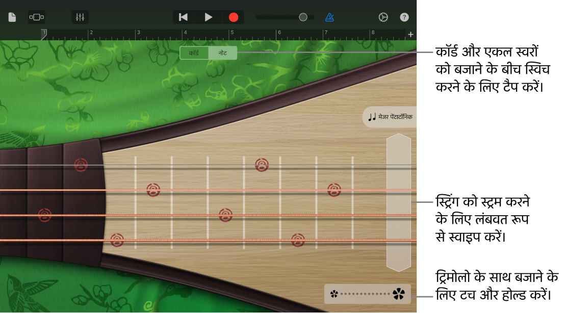 चित्र। स्वर दृश्य में पीपा।