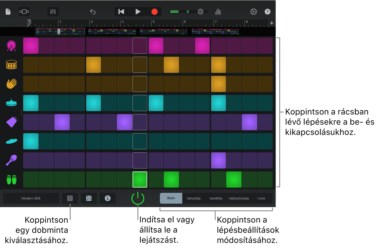 Ütemszekvenszer érintőhangszer