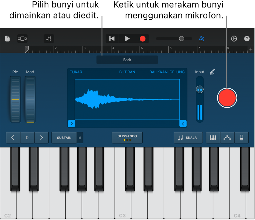 Instrumen Sentuh Sampler