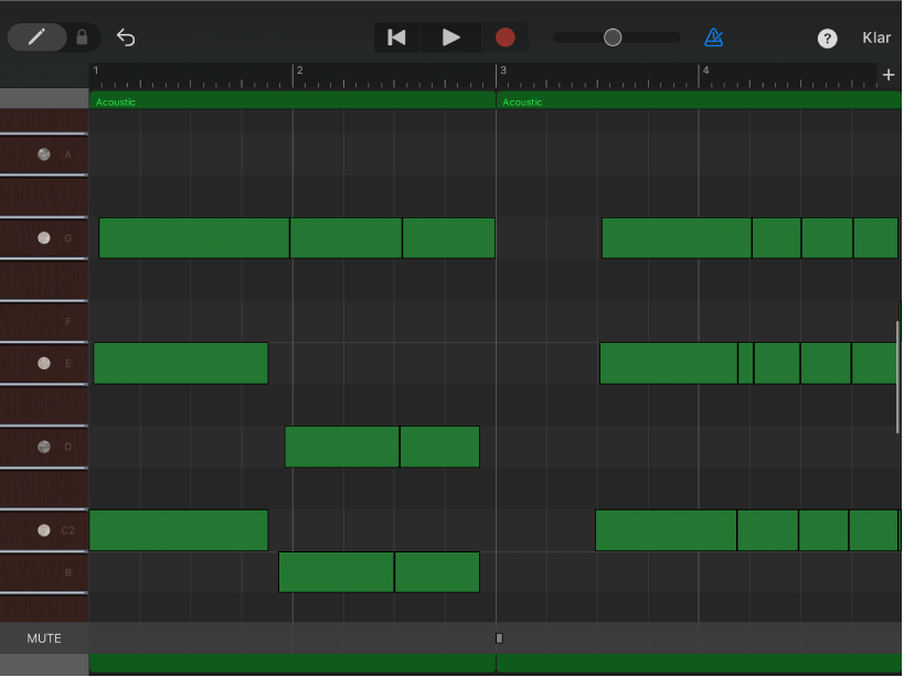 Redigeraren är öppen