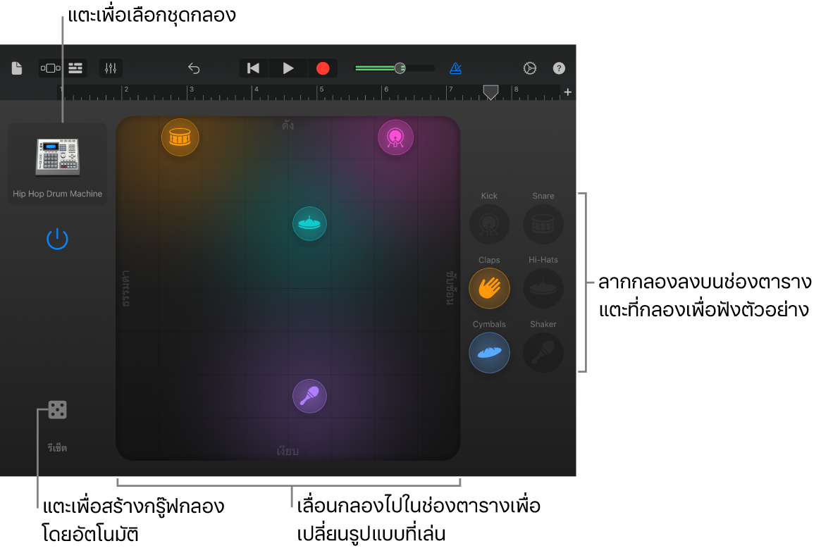 เครื่องดนตรีสัมผัส Smart Drums