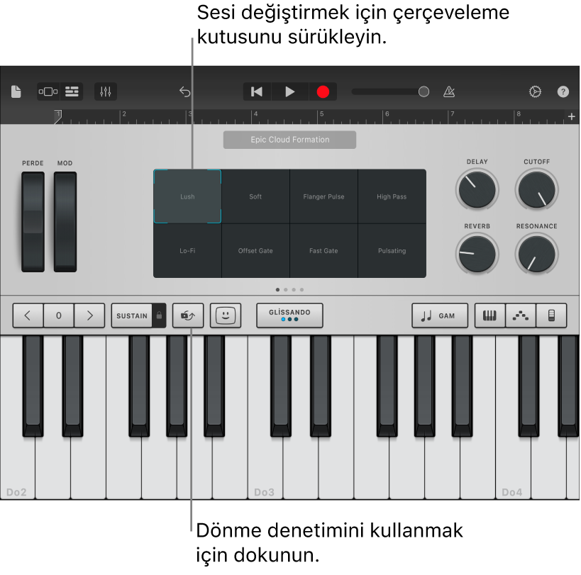Klavye Dokunmatik Müzik Aleti