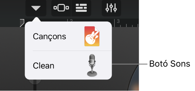 Botó Sons de la vista Estudi