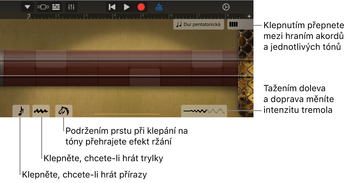 Erhu v tónovém zobrazení.