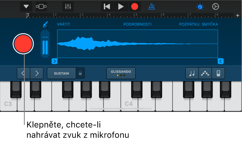 Dotykový nástroj Sampler