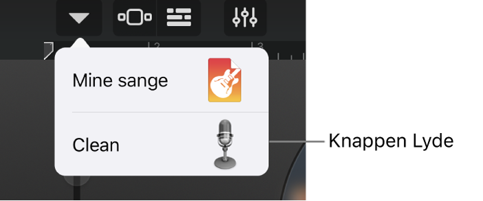 Knappen Lyde i oversigten Studie