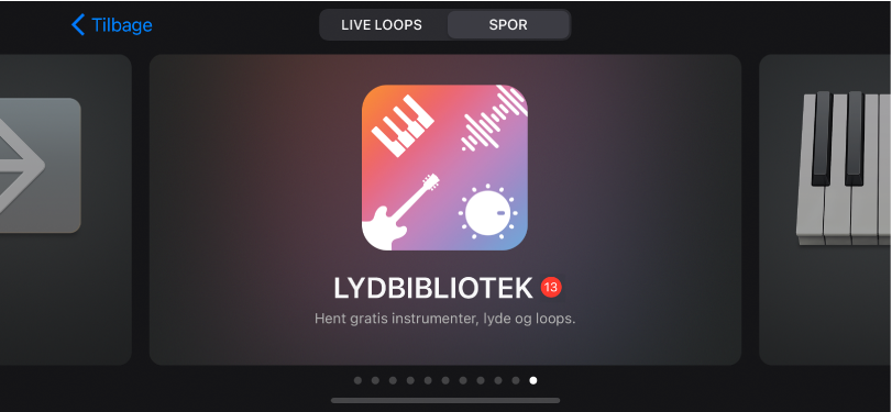 Lydbibliotek i lydbrowseren