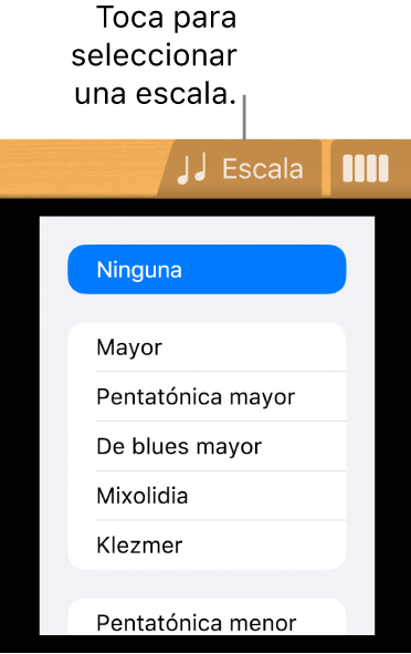 Botón "Escala de Guitarra"