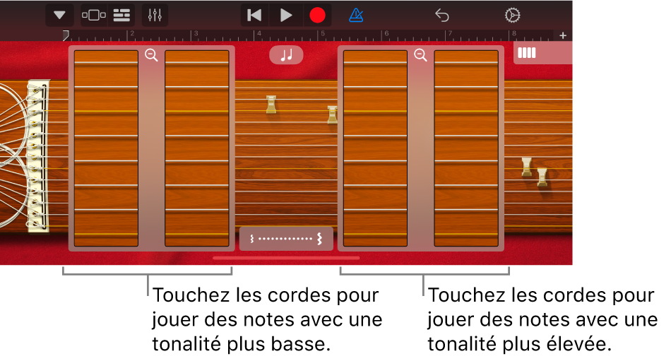 Cases de zoom du koto