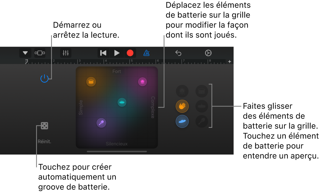 Instrument tactile Smart Drums