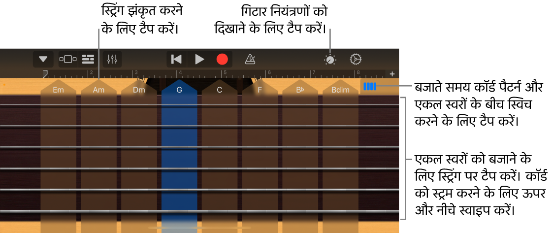 गिटार स्पर्श वाद्य यंत्र
