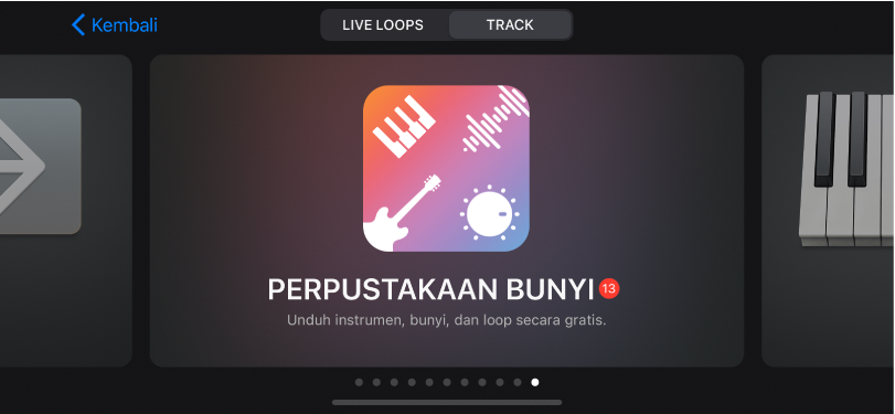 Perpustakaan Bunyi di browser Bunyi