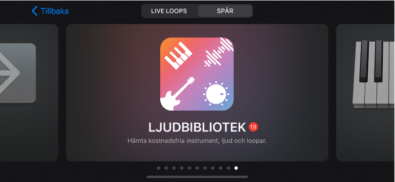 Ljudbiblioteket i ljudbläddraren