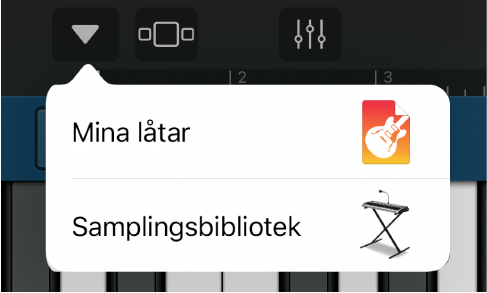 Öppna samplingsbiblioteket.