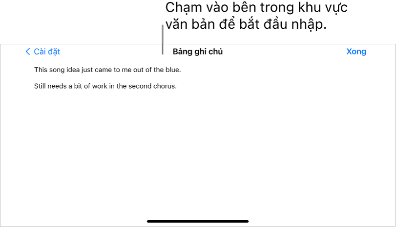 Bảng ghi chú