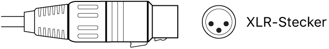 Abbildung. XLR-Stecker