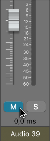 Abbildung. Taste „Stumm“ („M“)