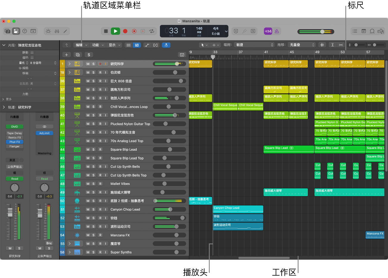 图。轨道区域。