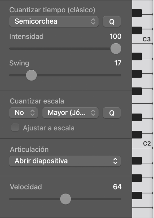 Ilustración. Menú desplegable Articulación.