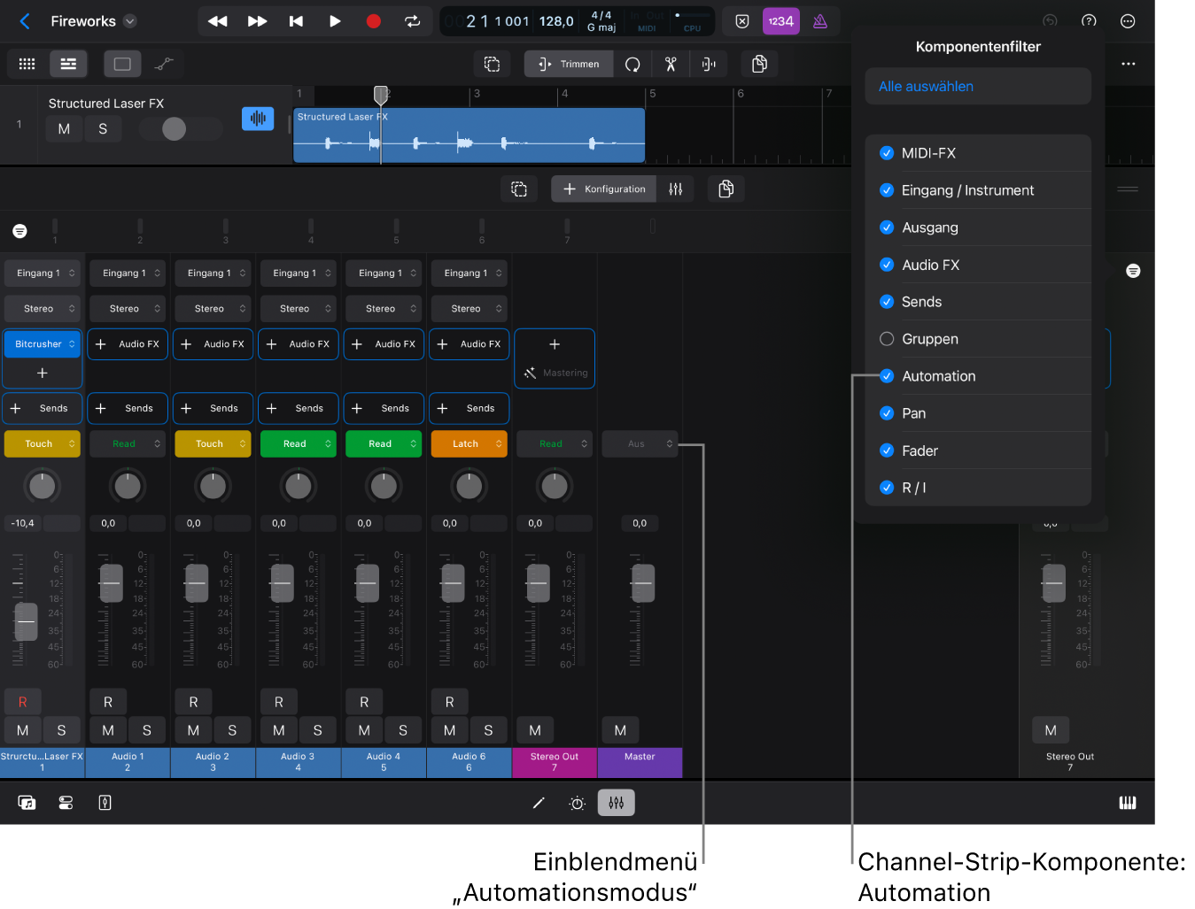 Abbildung. Feld „Automationswert“.