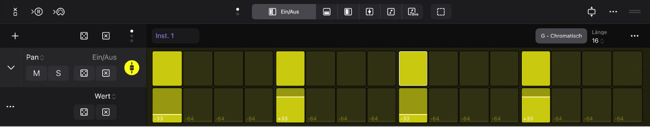 Abbildung. Step Sequencer-Automation