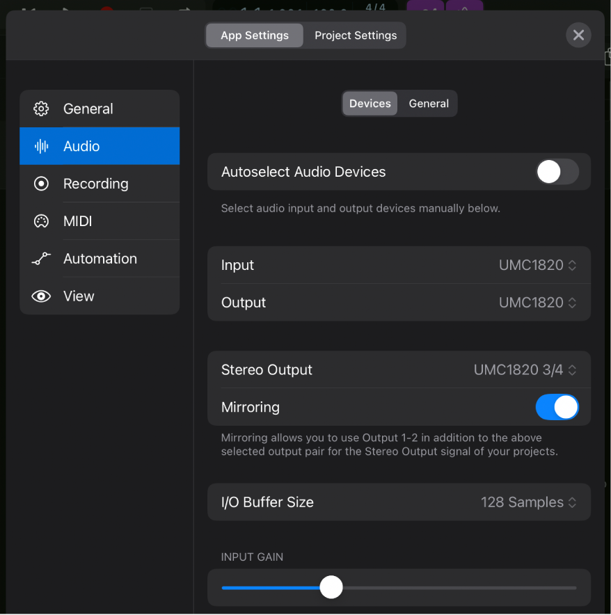 Figure. Multichannel audio device.