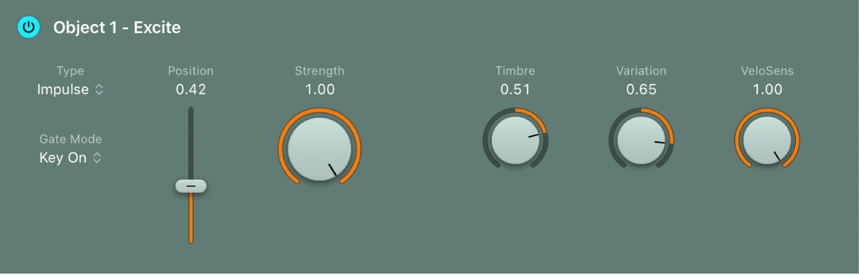 Figure. Object parameters.