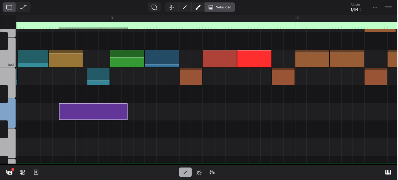 Ilustración. Velocidad de nota.