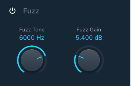 図。「Fuzz」パラメータ。