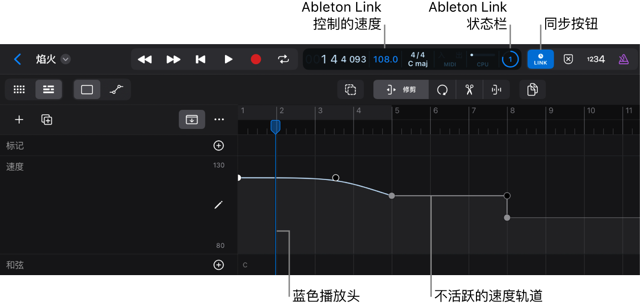 Ableton Link 组件。