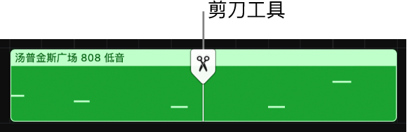 图。片段中间显示剪刀工具。