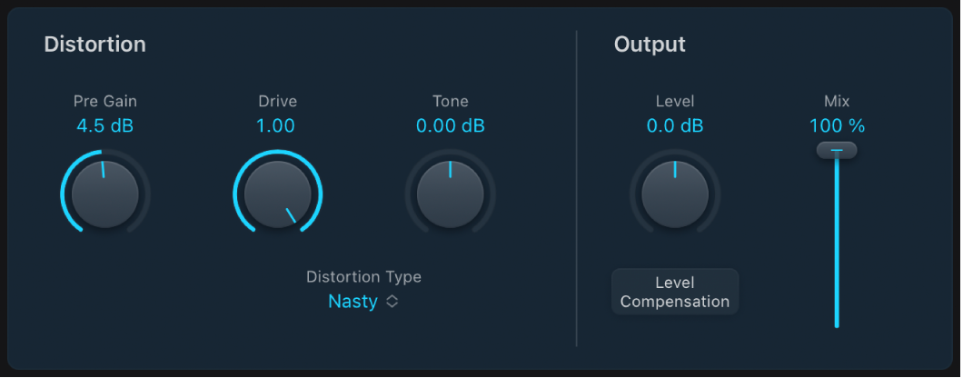 图。失真 II 窗口。