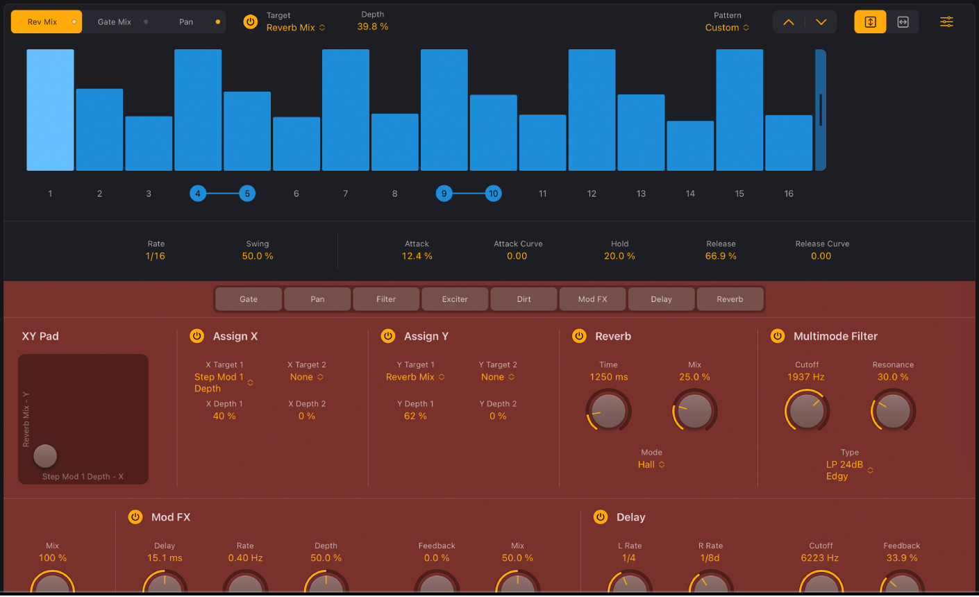 图。完整 Step FX 窗口。