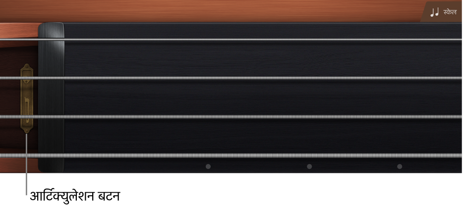 आकृति। स्ट्रिंग फ़िंगरबोर्ड।