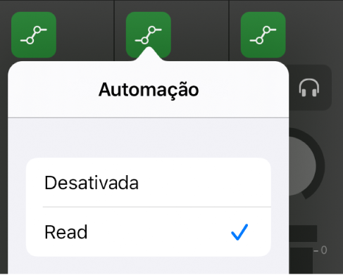 Figura. Menu local “Modo de Automação”.