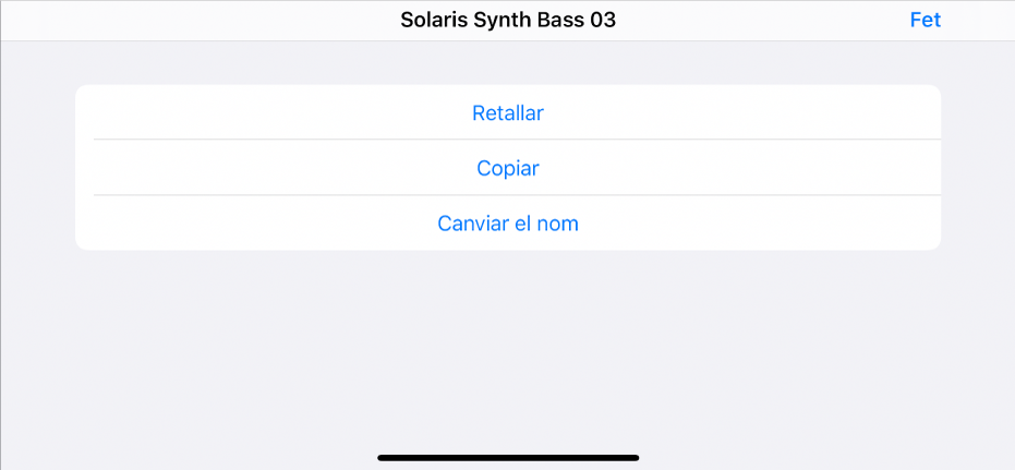 Menú d’edició de cel·les.