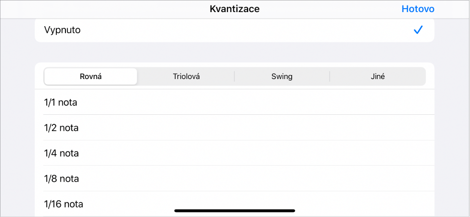 Nabídka kvantizace buňky