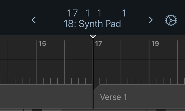 आकृति। मार्कर के आरंभ में प्लेहेड दिखाया जा रहा है।