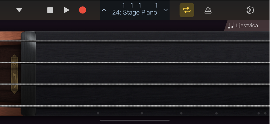 Slika. Dodirni instrument sa žicama