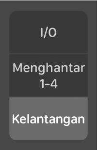 Rajah. Butang untuk menukar paparan Pencampur.