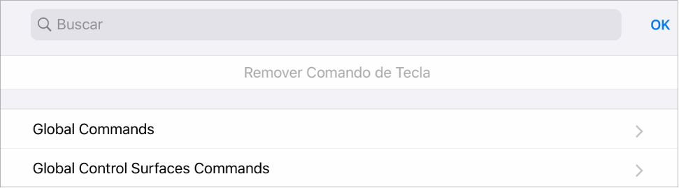 Figura. Folha de Comandos de Teclas.