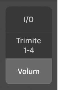 Figură. Butoanele pentru modificarea vizualizării Mixerului.
