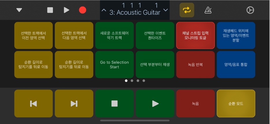 그림. 키 명령 보기