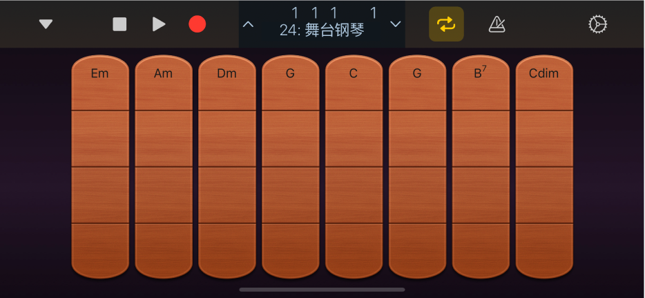 图。弦乐和弦条带。