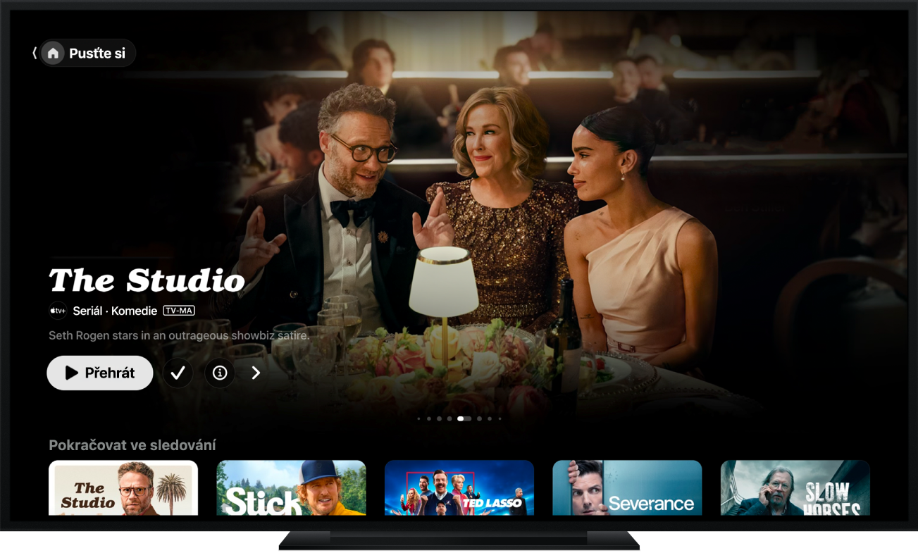 Plocha aplikace Apple TV