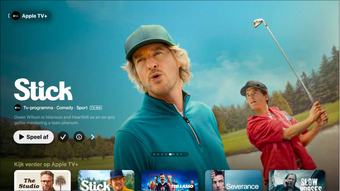 Scherm met Apple TV+