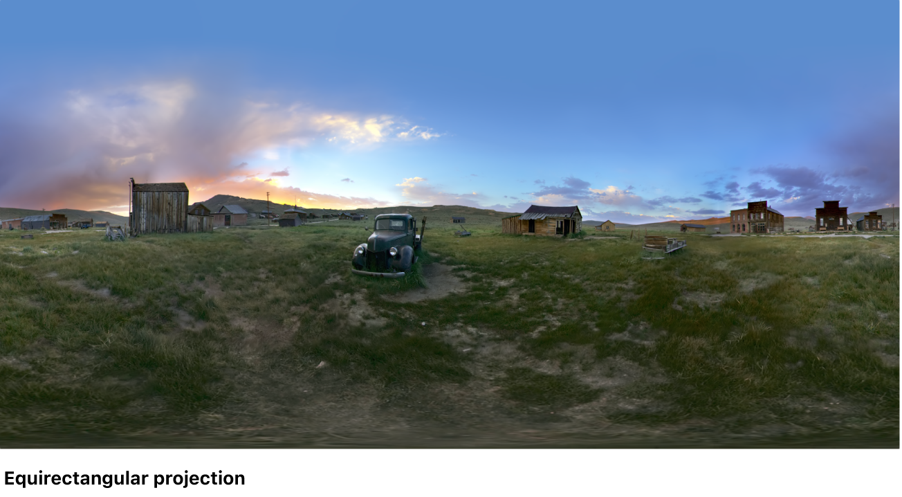 Canvas mit Plattkartenprojektion