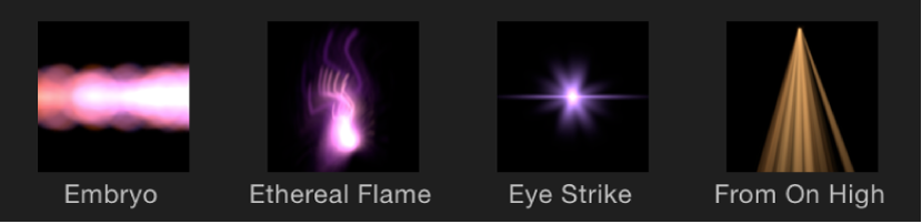 Preview icons in the Library list